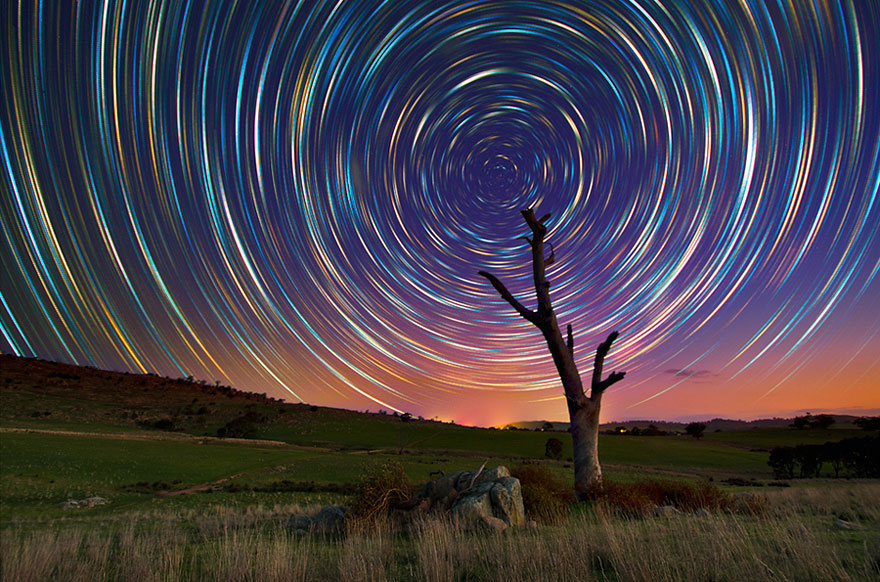 Stunning Long Exposure Shots of Australian Star Trails Stunning Long Exposure Shots of Australian Star Trails