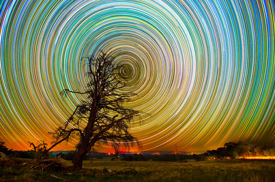 Stunning Long Exposure Shots of Australian Star Trails Stunning Long Exposure Shots of Australian Star Trails