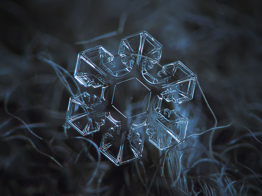 Photographer Uses Cheap Home-Made Camera Rig To Take Stunning Close-Ups of Snowflakes