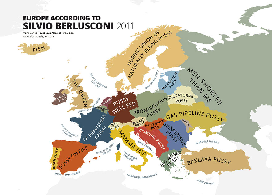 31 Maps Mocking National Stereotypes Around the World 31 Maps Mocking National Stereotypes Around the World