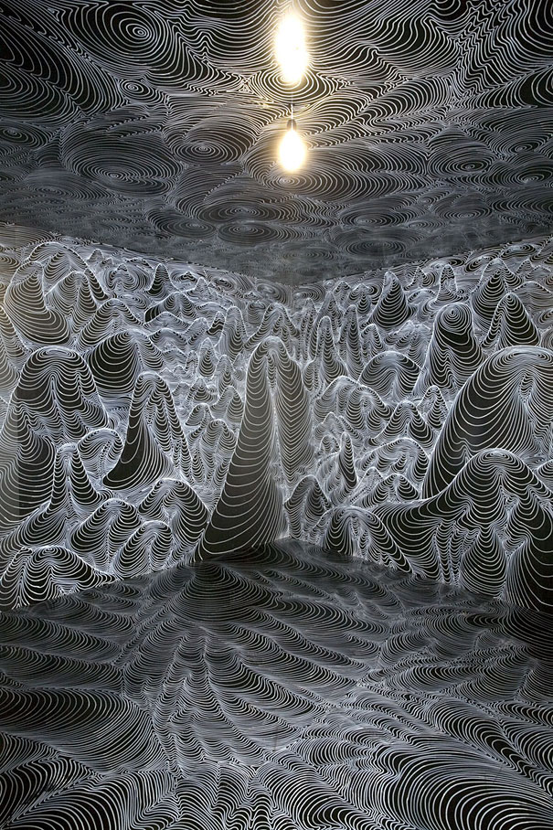 Mesmerizing Marker Installations by Heike Weber