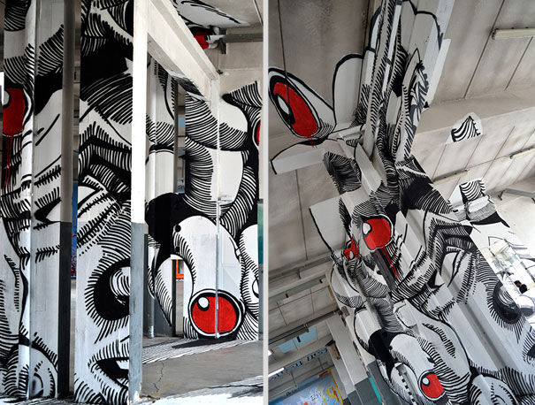 Anamorphic Medusa Inside a Factory Anamorphic Medusa Inside a Factory