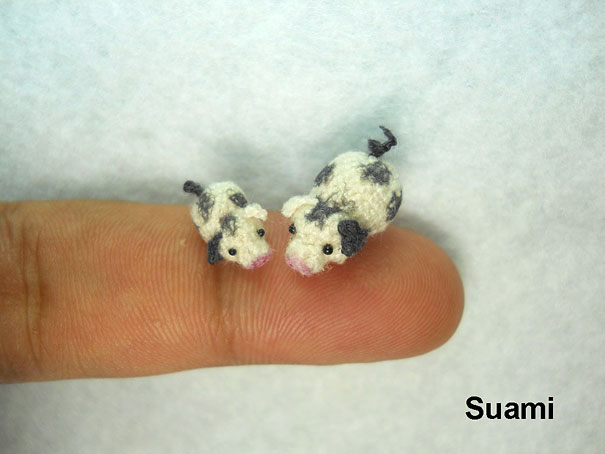 Cute Miniature Crocheted Animals by Su Ami Cute Miniature Crocheted Animals by Su Ami