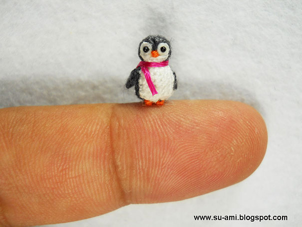 Cute Miniature Crocheted Animals by Su Ami