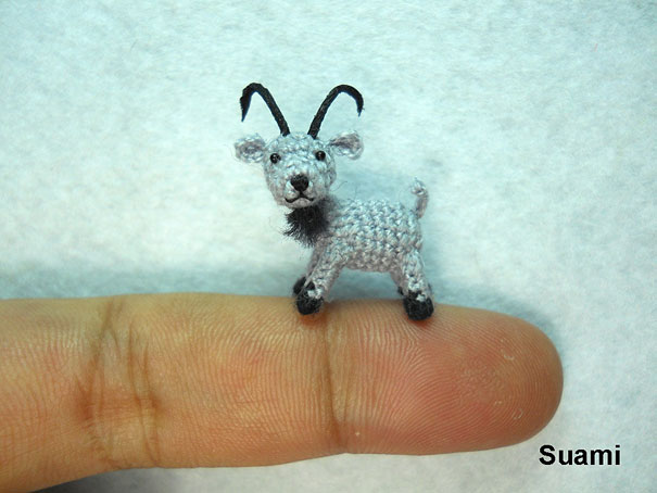 Cute Miniature Crocheted Animals by Su Ami