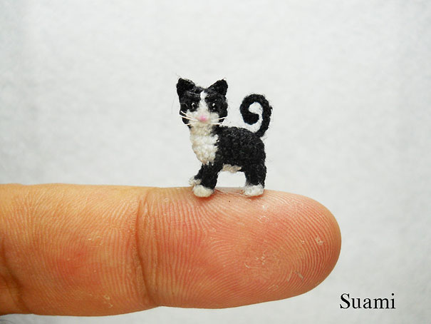 Cute Miniature Crocheted Animals by Su Ami