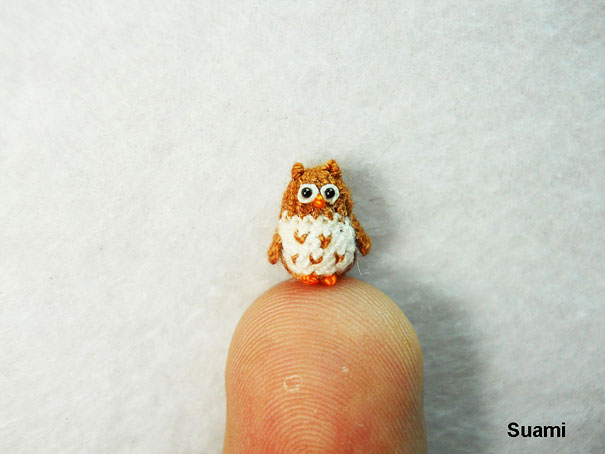 Cute Miniature Crocheted Animals by Su Ami