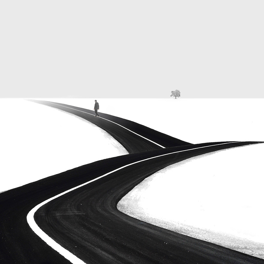 Minimalist Black and White Photography by Hossein Zare Minimalist Black and White Photography by Hossein Zare