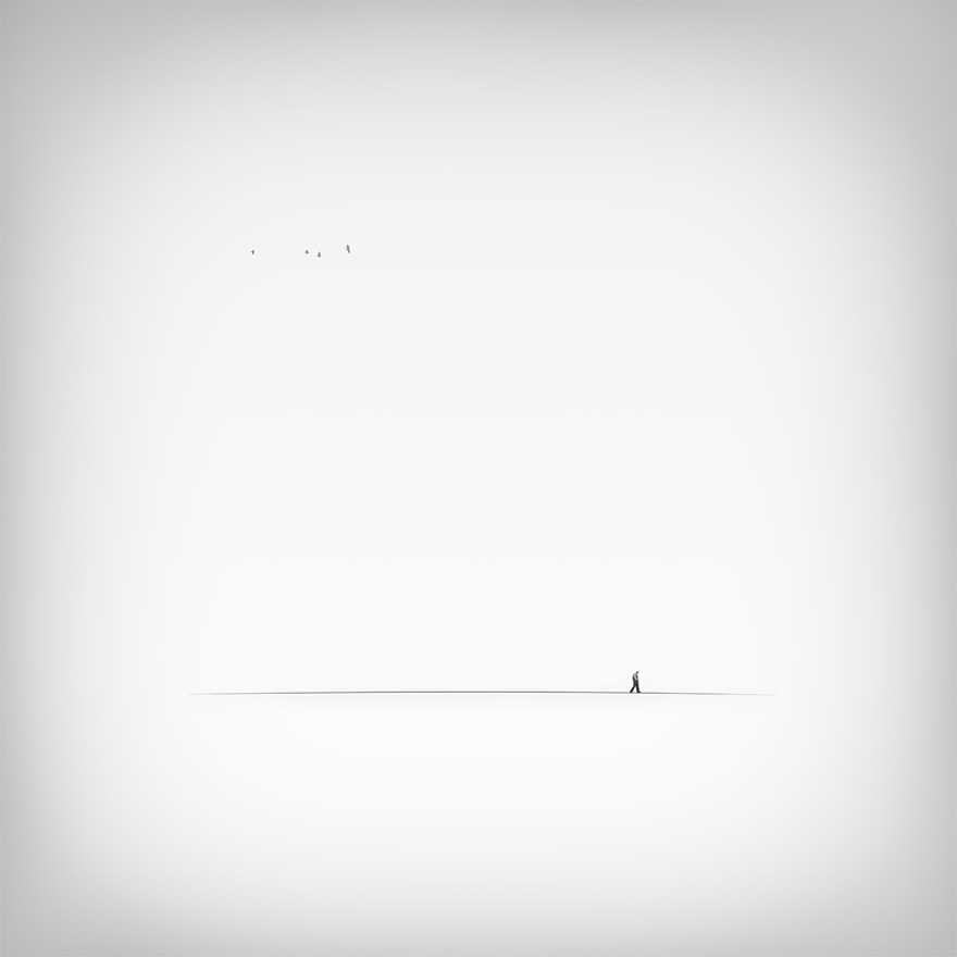 Minimalist Black and White Photography by Hossein Zare Minimalist Black and White Photography by Hossein Zare