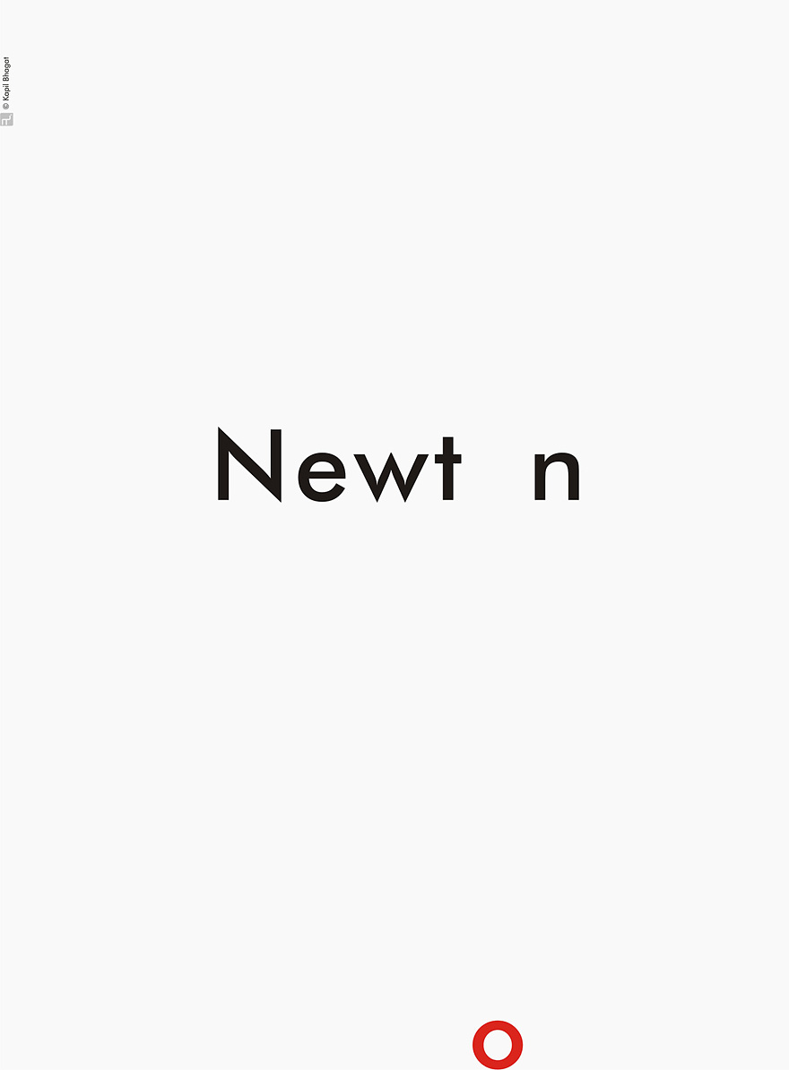 Creative Typographic Science Posters by Kapil Bhagat Creative Typographic Science Posters by Kapil Bhagat