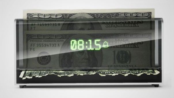 Money-Shredding Alarm Clock Money-Shredding Alarm Clock