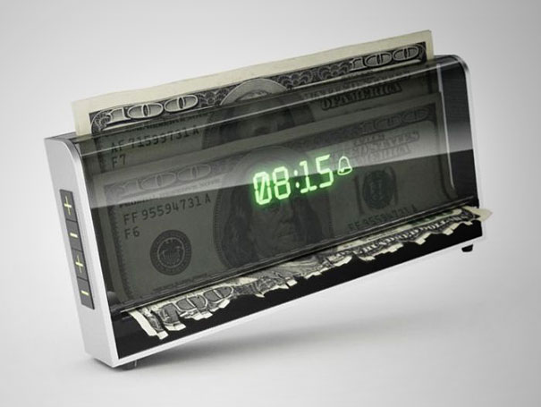 Money-Shredding Alarm Clock Money-Shredding Alarm Clock