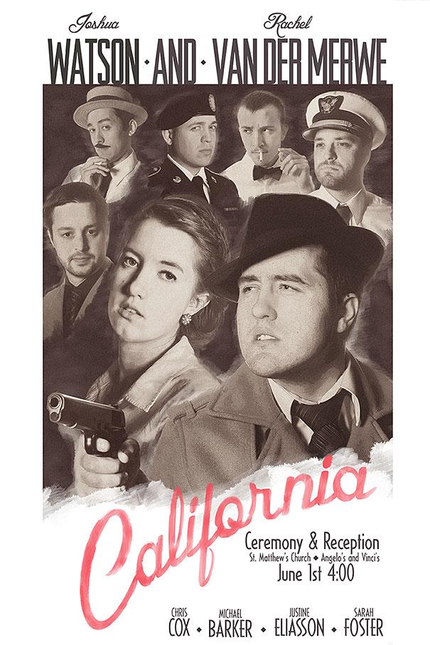 Couple Creates Awesome Wedding Invitations Inspired by Movie Posters Couple Creates Awesome Wedding Invitations Inspired by Movie Posters