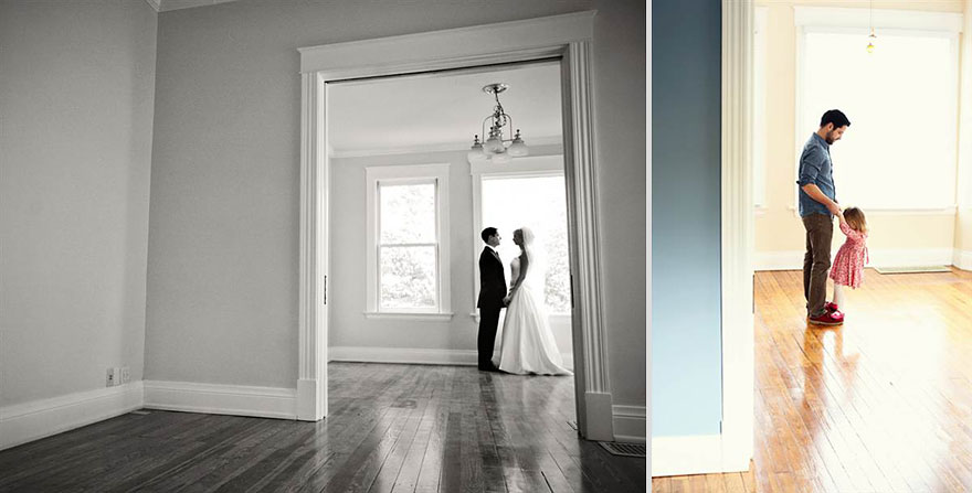Father And Daughter Recreate Old Wedding Photos To Say Goodbye To Late Wife And Mother Father And Daughter Recreate Old Wedding Photos To Say Goodbye To Late Wife And Mother