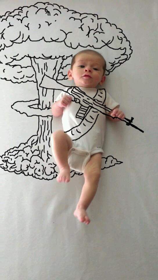 Creative Mother Turns Her Son's Baby Pics Into Cute Imaginary Adventures Creative Mother Turns Her Son's Baby Pics Into Cute Imaginary Adventures