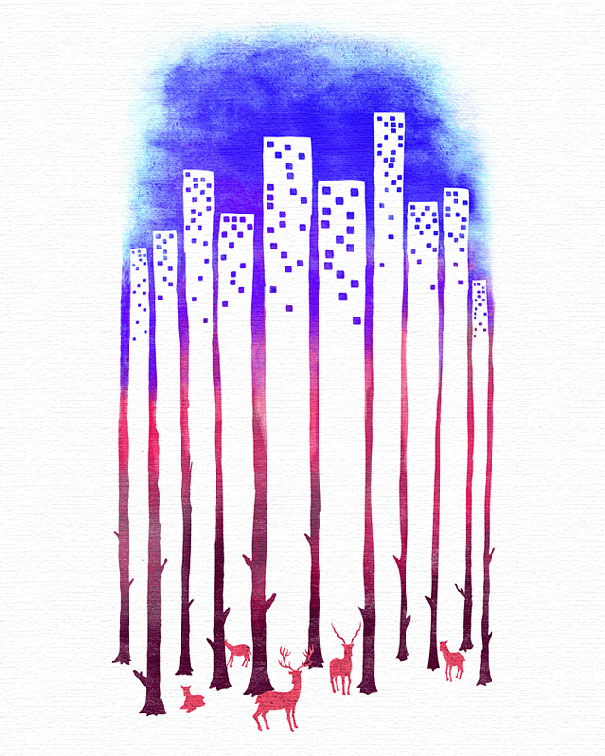 Negative Space Art by Tang Yau Hoong Negative Space Art by Tang Yau Hoong