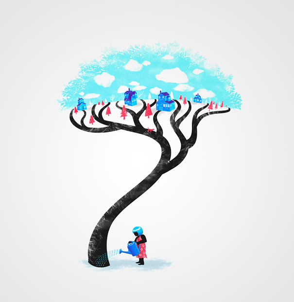 Negative Space Art by Tang Yau Hoong Negative Space Art by Tang Yau Hoong