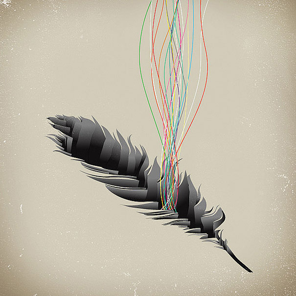 Negative Space Art by Tang Yau Hoong Negative Space Art by Tang Yau Hoong