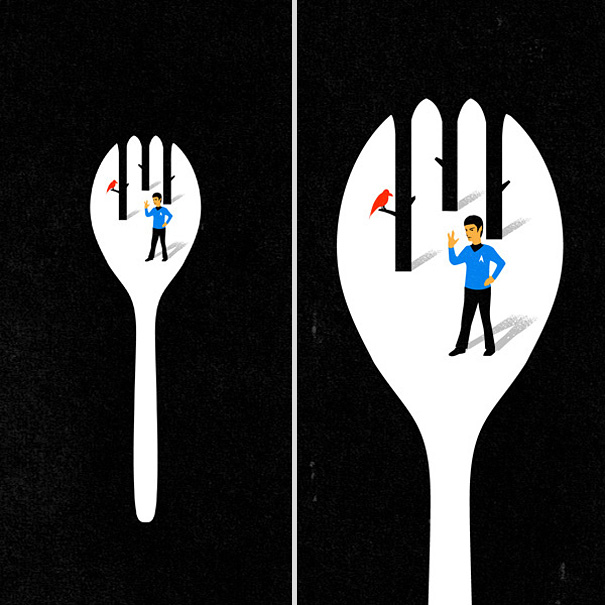 Negative Space Art by Tang Yau Hoong Negative Space Art by Tang Yau Hoong