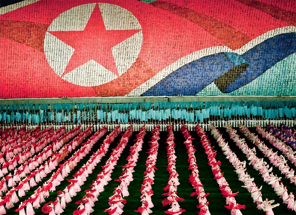 N. Korea’s Mass Games or 100,000 Human Pixels