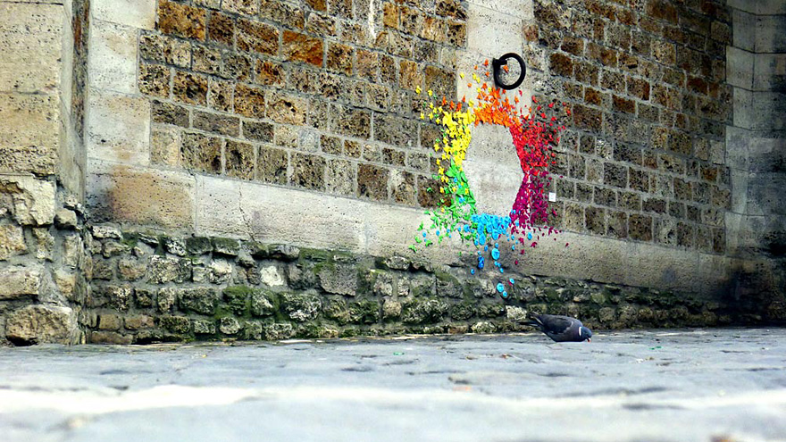 New Origami Street Art by Mademoiselle Maurice New Origami Street Art by Mademoiselle Maurice