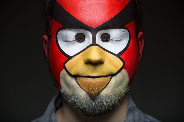 Models' Faces Turned Into Stunning Optical Illusions By Creative Russian Duo