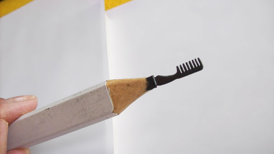 Incredible Pencil Sculptures by Cerkahegyzo Incredible Pencil Sculptures by Cerkahegyzo