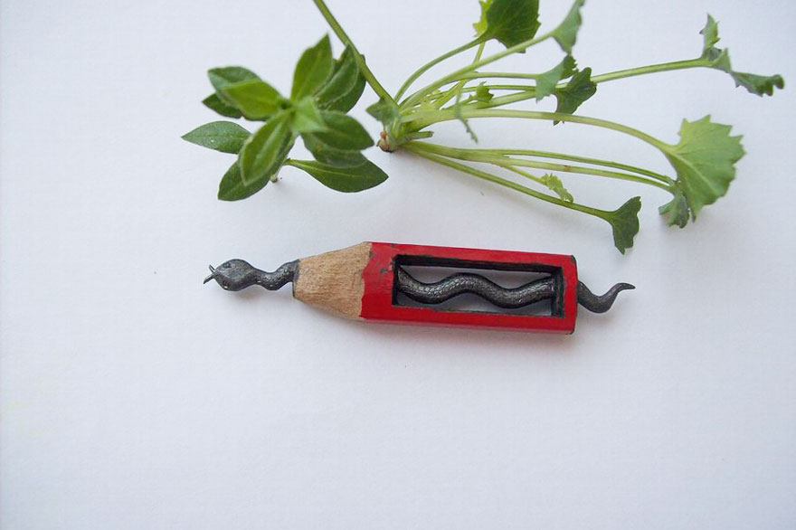 Incredible Pencil Sculptures by Cerkahegyzo