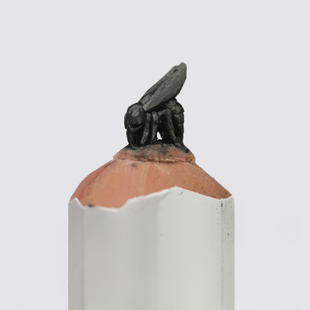 Amazingly Intricate Pencil Tip Sculptures by Diem Chau
