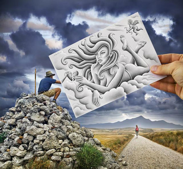 Pencil vs Camera by Ben Heine (Part II) Pencil vs Camera by Ben Heine (Part II)