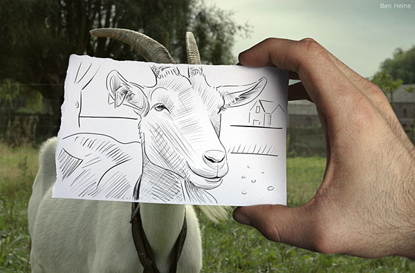 Pencil versus Camera by Ben Heine Pencil versus Camera by Ben Heine