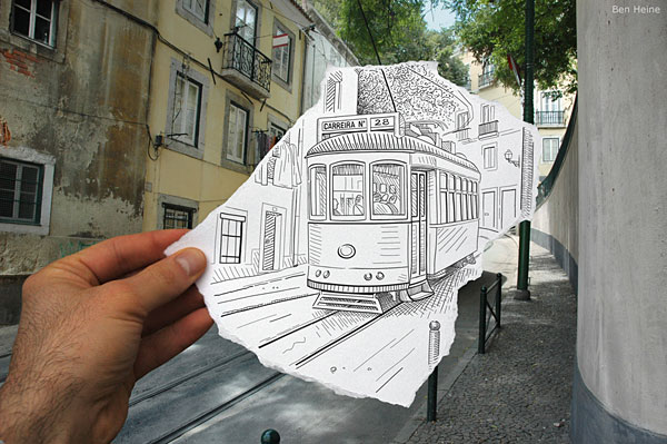 Pencil versus Camera by Ben Heine