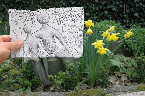 Pencil versus Camera by Ben Heine