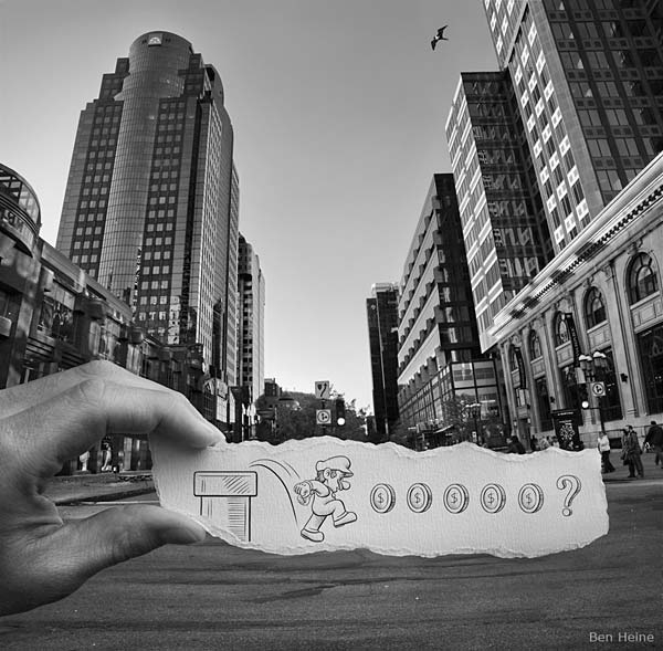 Pencil versus Camera by Ben Heine Pencil versus Camera by Ben Heine