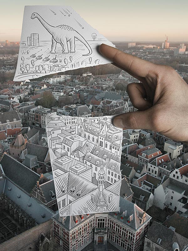 Pencil versus Camera by Ben Heine
