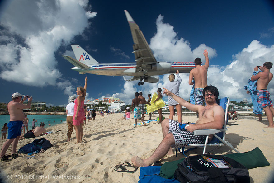Extreme Plane Landings at Maho Beach, Saint Martin