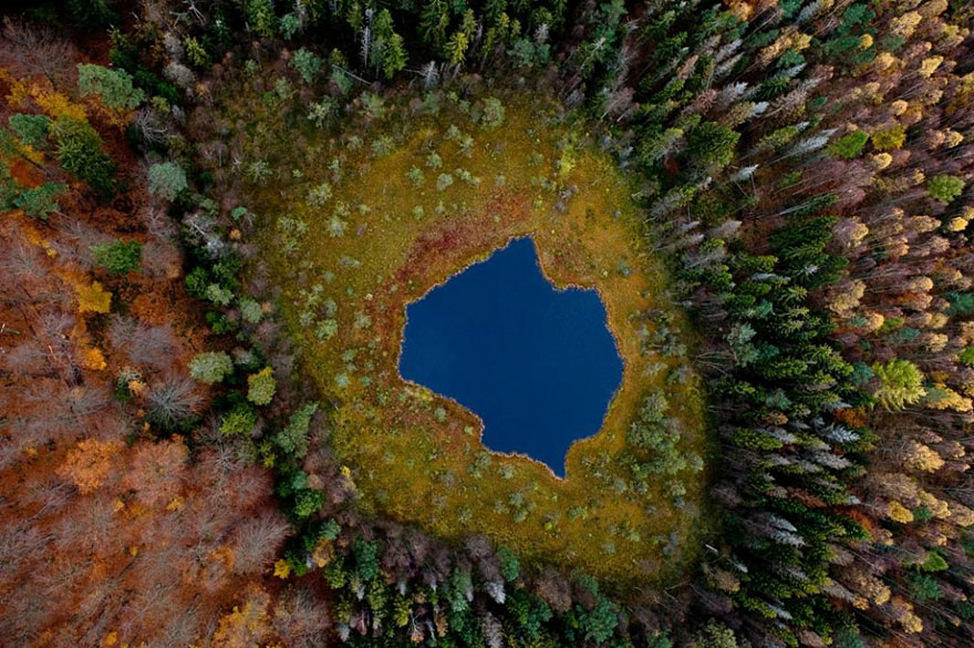 Stunning Aerial Photos of Poland's Lakes Throughout The Seasons Stunning Aerial Photos of Poland's Lakes Throughout The Seasons