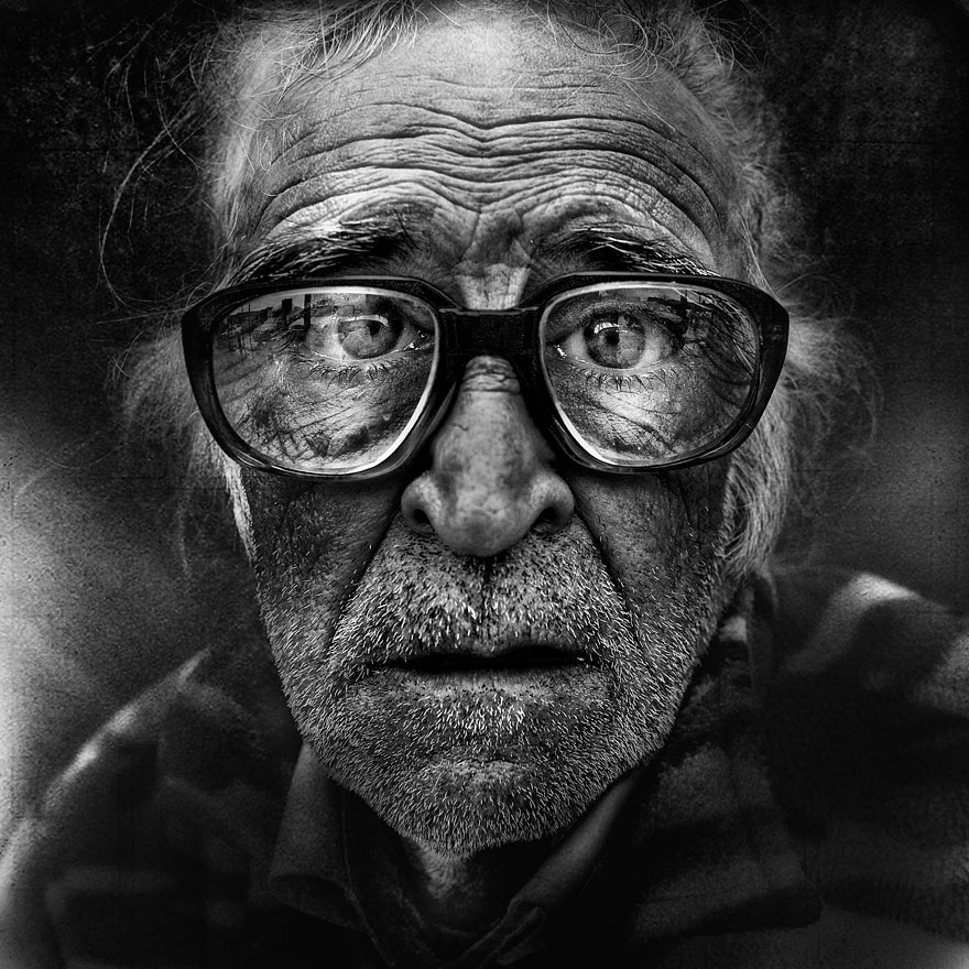 Haunting Black and White Portraits of Homeless People by Lee Jeffries