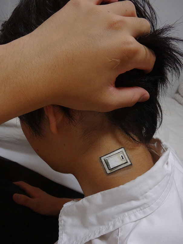 More Creepily Realistic Body Art by Chooo-San More Creepily Realistic Body Art by Chooo-San