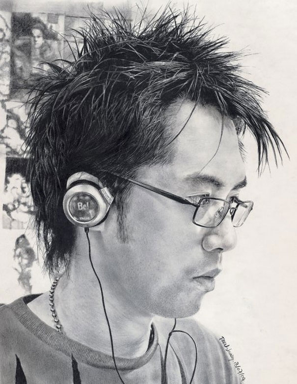 Incredibly Realistic Pencil Drawings by Paul Lung