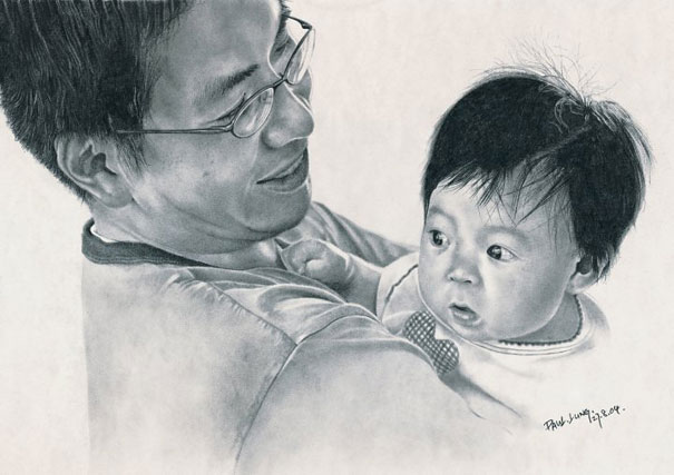 Incredibly Realistic Pencil Drawings by Paul Lung