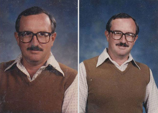 School Teacher Wears The Same Outfit For Yearbook Pictures for 40 Years School Teacher Wears The Same Outfit For Yearbook Pictures for 40 Years