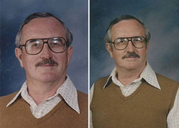 School Teacher Wears The Same Outfit For Yearbook Pictures for 40 Years School Teacher Wears The Same Outfit For Yearbook Pictures for 40 Years