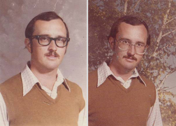 School Teacher Wears The Same Outfit For Yearbook Pictures for 40 Years School Teacher Wears The Same Outfit For Yearbook Pictures for 40 Years