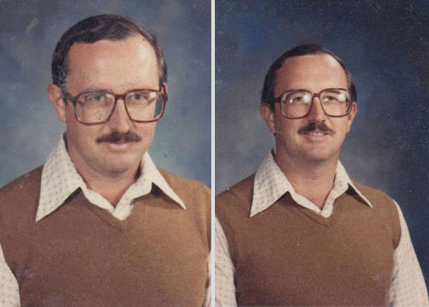 School Teacher Wears The Same Outfit For Yearbook Pictures for 40 Years School Teacher Wears The Same Outfit For Yearbook Pictures for 40 Years
