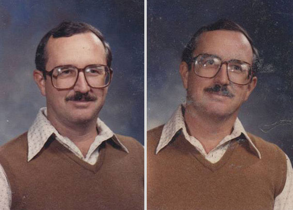 School Teacher Wears The Same Outfit For Yearbook Pictures for 40 Years