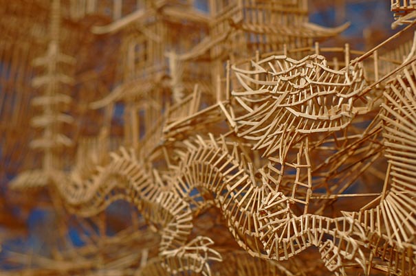 One man, 100,000 toothpicks, and 35 years: Amazing Kinetic Sculpture of San Francisco One man, 100,000 toothpicks, and 35 years: Amazing Kinetic Sculpture of San Francisco