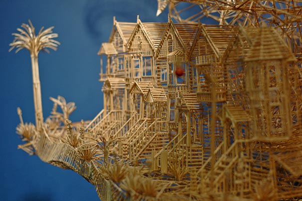 One man, 100,000 toothpicks, and 35 years: Amazing Kinetic Sculpture of San Francisco One man, 100,000 toothpicks, and 35 years: Amazing Kinetic Sculpture of San Francisco