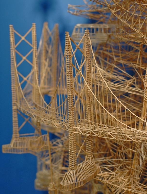 One man, 100,000 toothpicks, and 35 years: Amazing Kinetic Sculpture of San Francisco One man, 100,000 toothpicks, and 35 years: Amazing Kinetic Sculpture of San Francisco