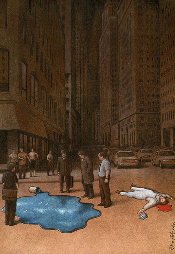 Satirical Illustrations by Pawel Kuczynski Satirical Illustrations by Pawel Kuczynski